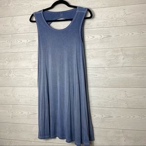 AMERICAN EAGLE Blue Cut Out Dress Size XXS